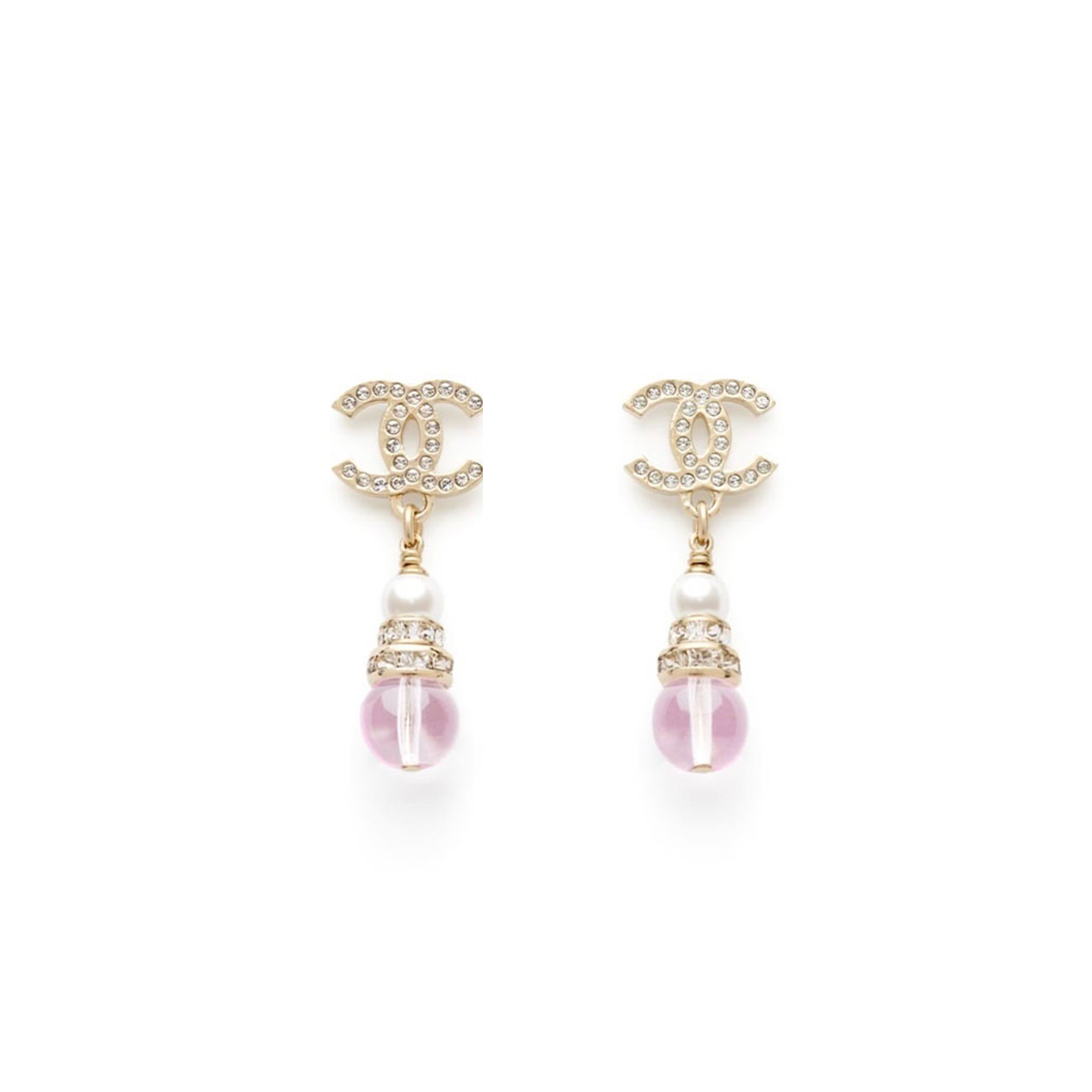 CHANEL PEARL CC EARRINGS 